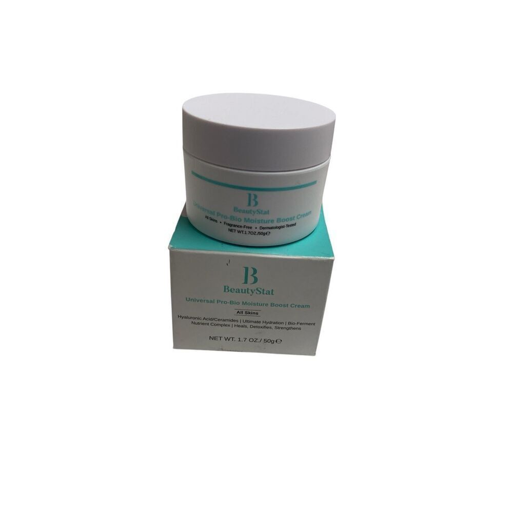 BeautyStat Probiotic 24HR Moisture Boost‎ Cream Moisturizer New Damaged Box
